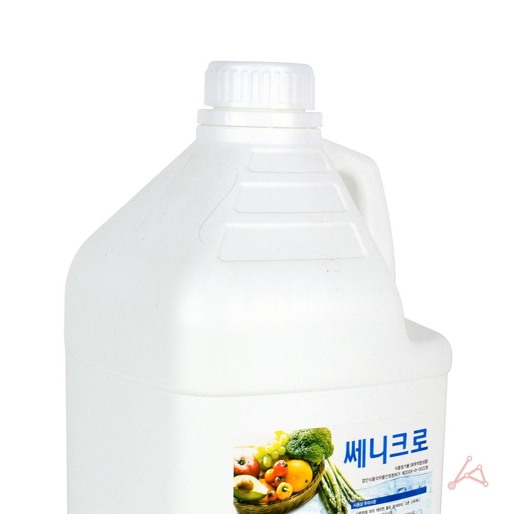 식품소독제 과일 야채 식기 용기 그릇 소독액 4L