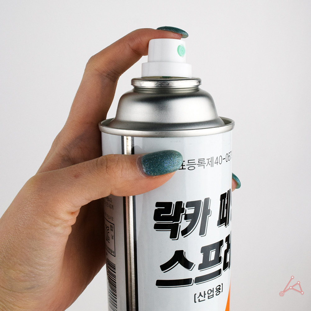 도색용 락카칠 그래피티 스프레이 락카 적색 420ml