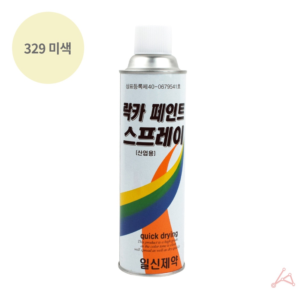 도색용 락카칠 그래피티 스프레이 락카 미색 420ml