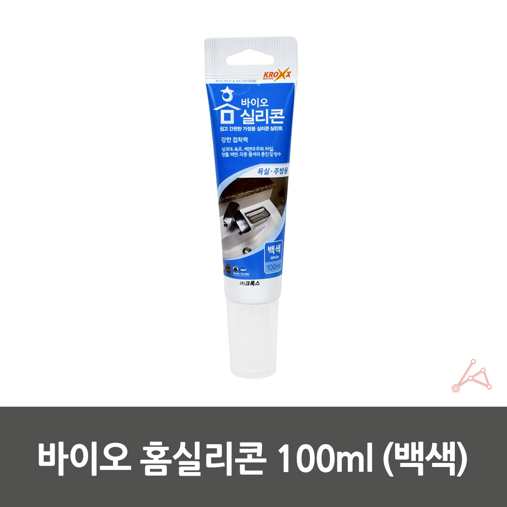 가정용 창틀 목재용 곰팡이없는 실리콘 100ml 백색