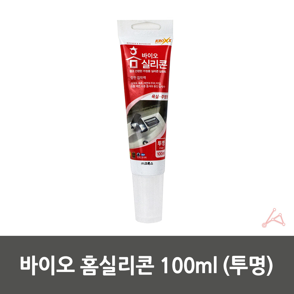 가정용 창틀 목재용 곰팡이없는 실리콘 100ml 투명