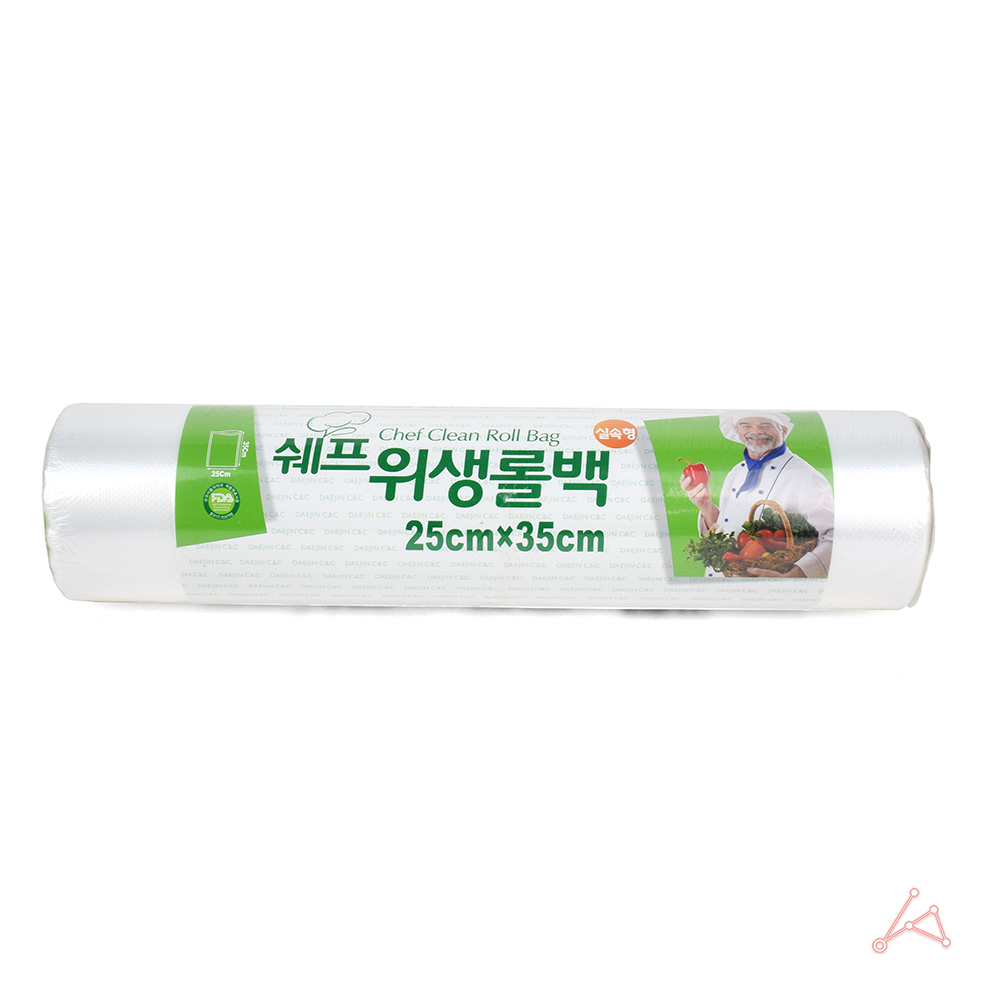 두루마리비닐 휴대용롤팩 일회용팩 25x35 100매