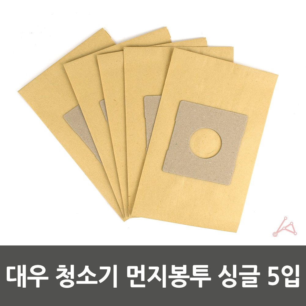 옛날 대우 진공 청소기 먼지봉투 호환형 싱글 5p