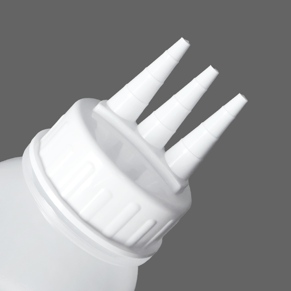 잘라쓰는사각뚜껑소스병3구