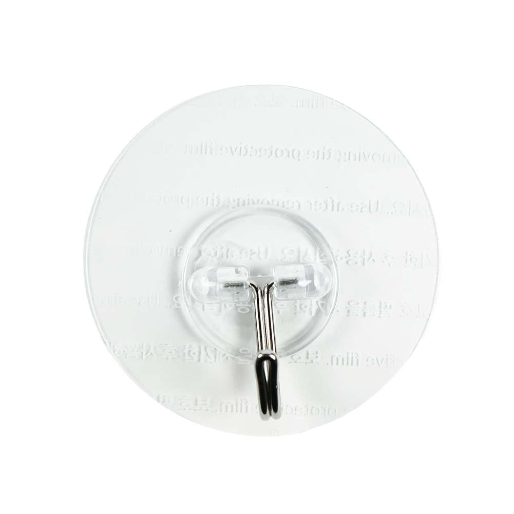 180도 재점착 원형행거1P 투명