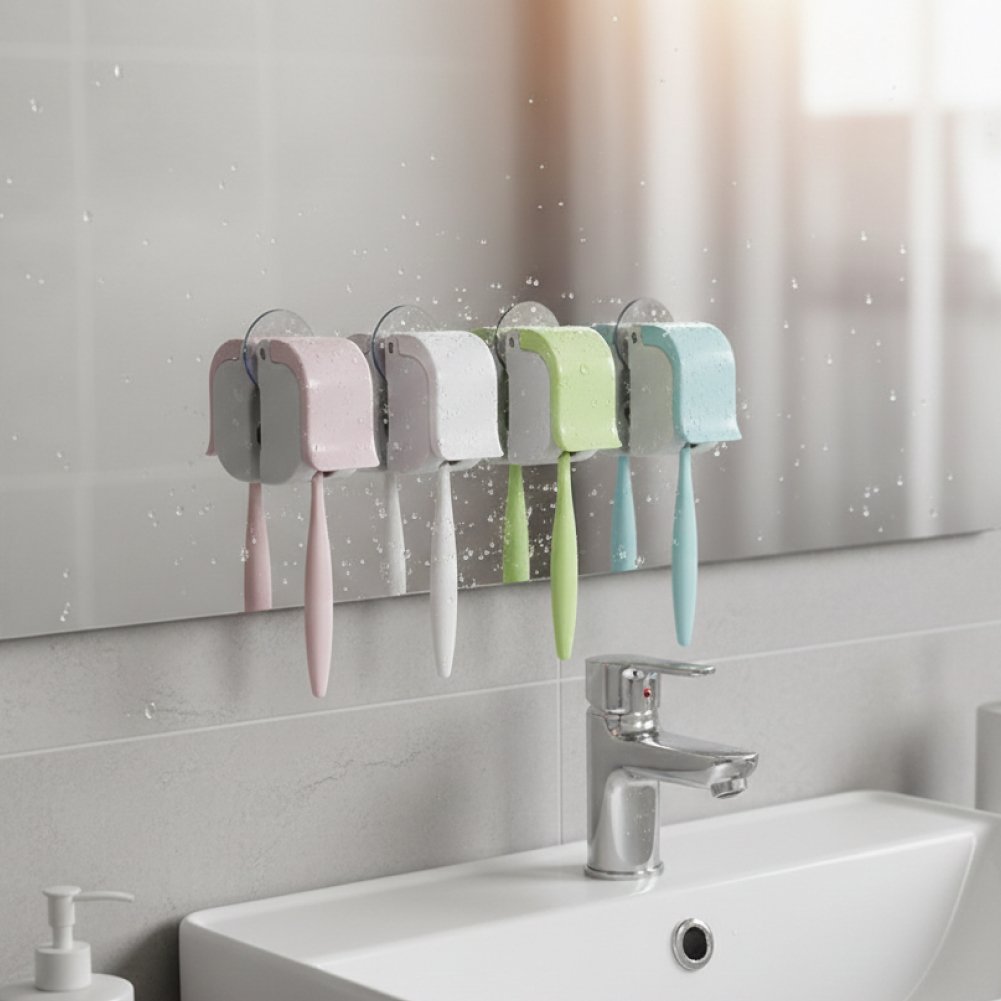 미니 캡 칫솔걸이SET