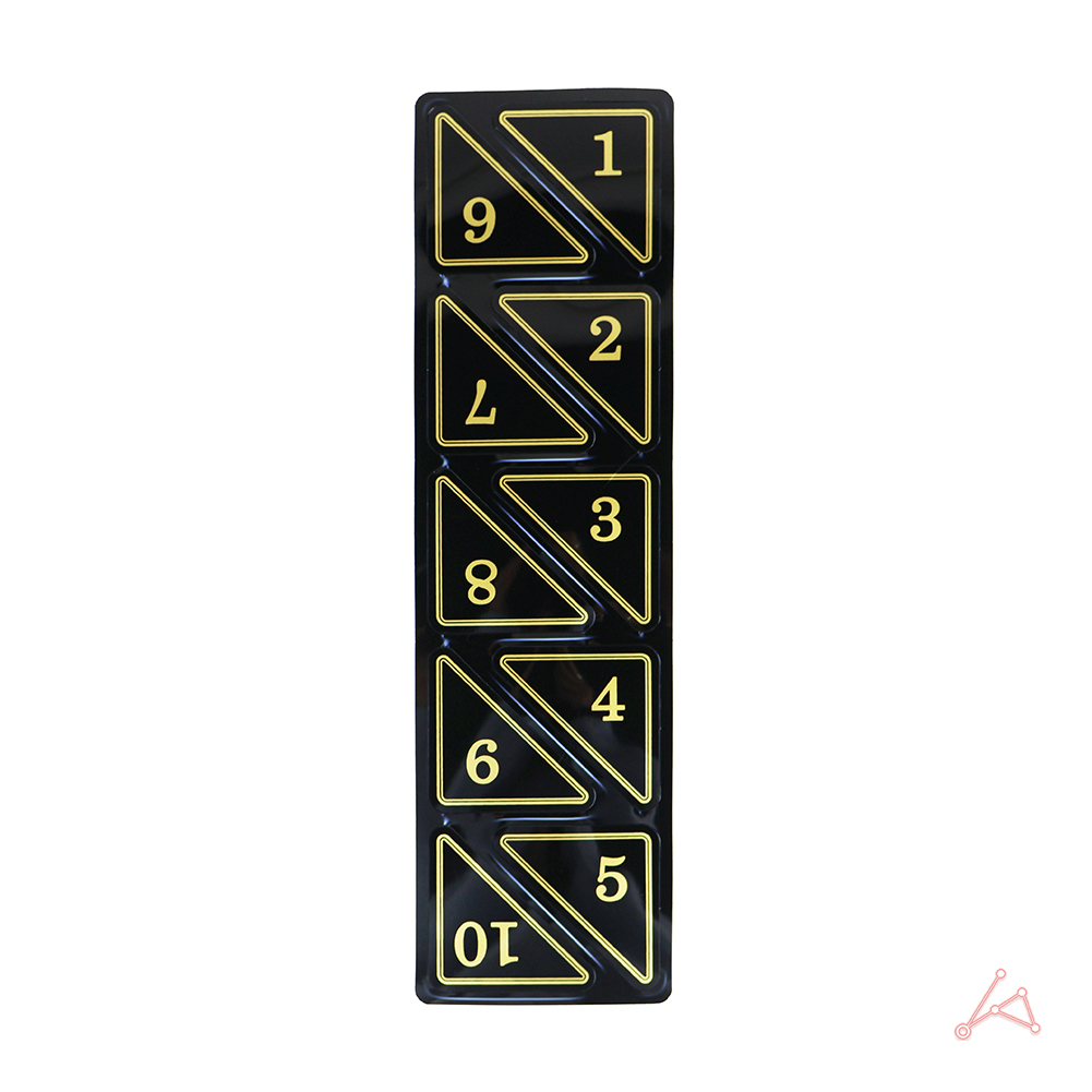 삼각번호판(검정)