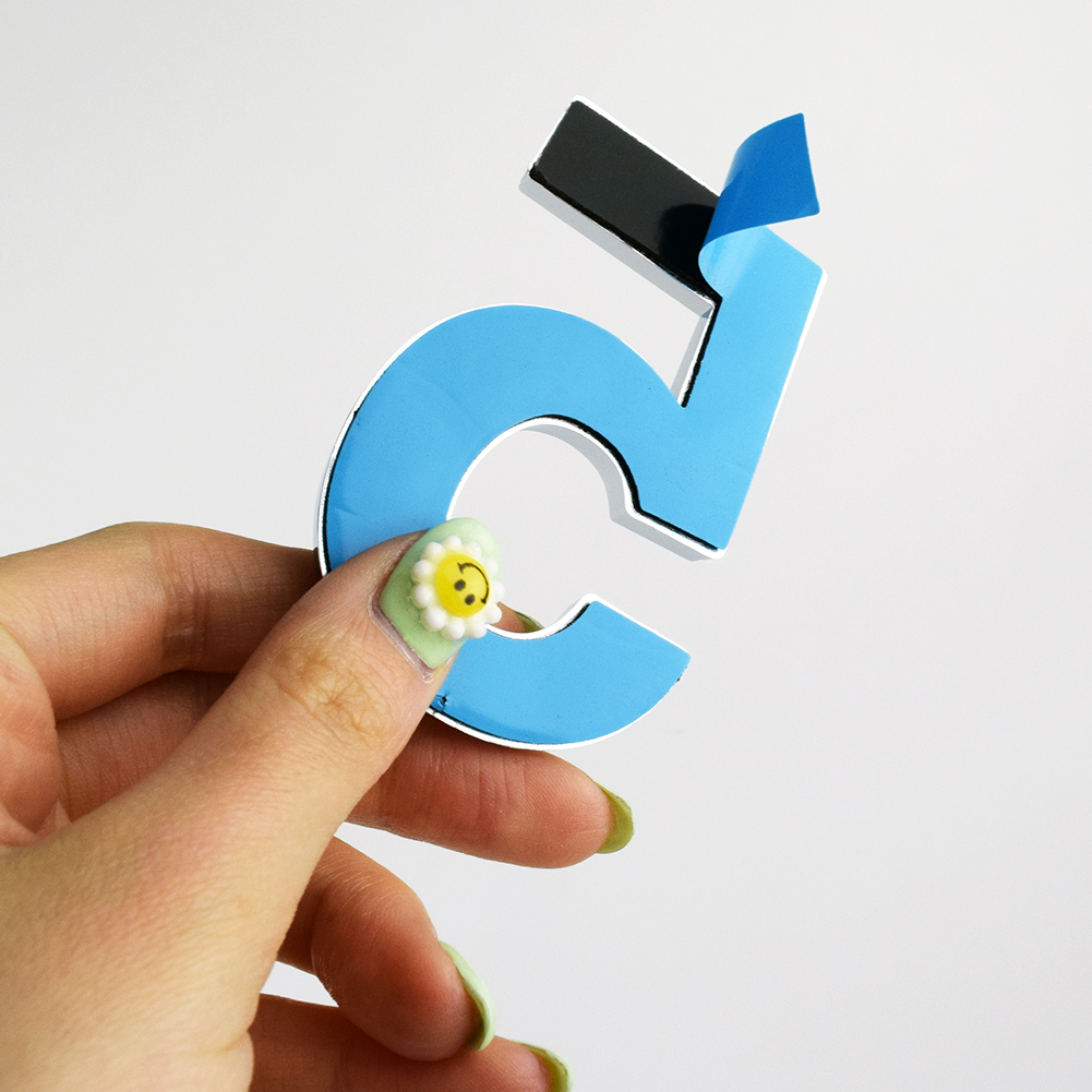 이니셜숫자(은색/70)