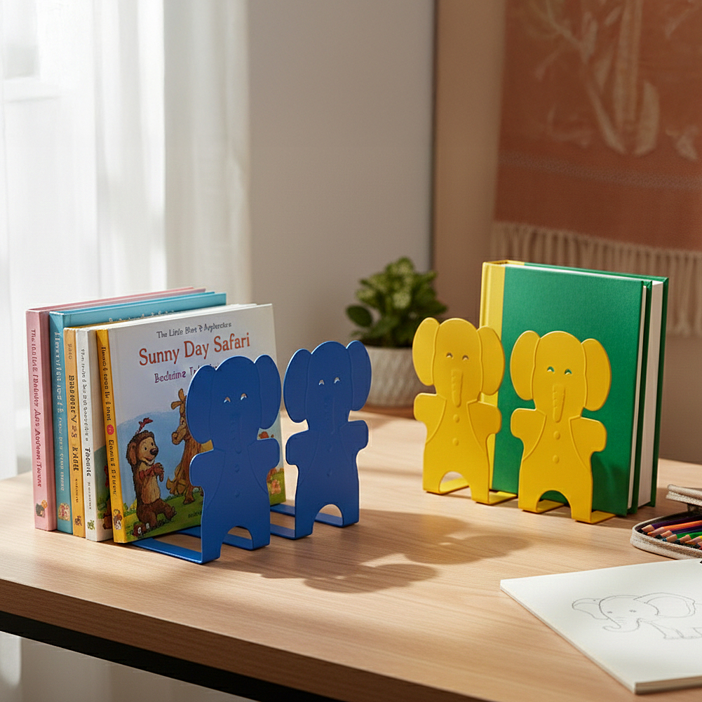 코끼리 캐릭터 북엔드 2p (MB-101)