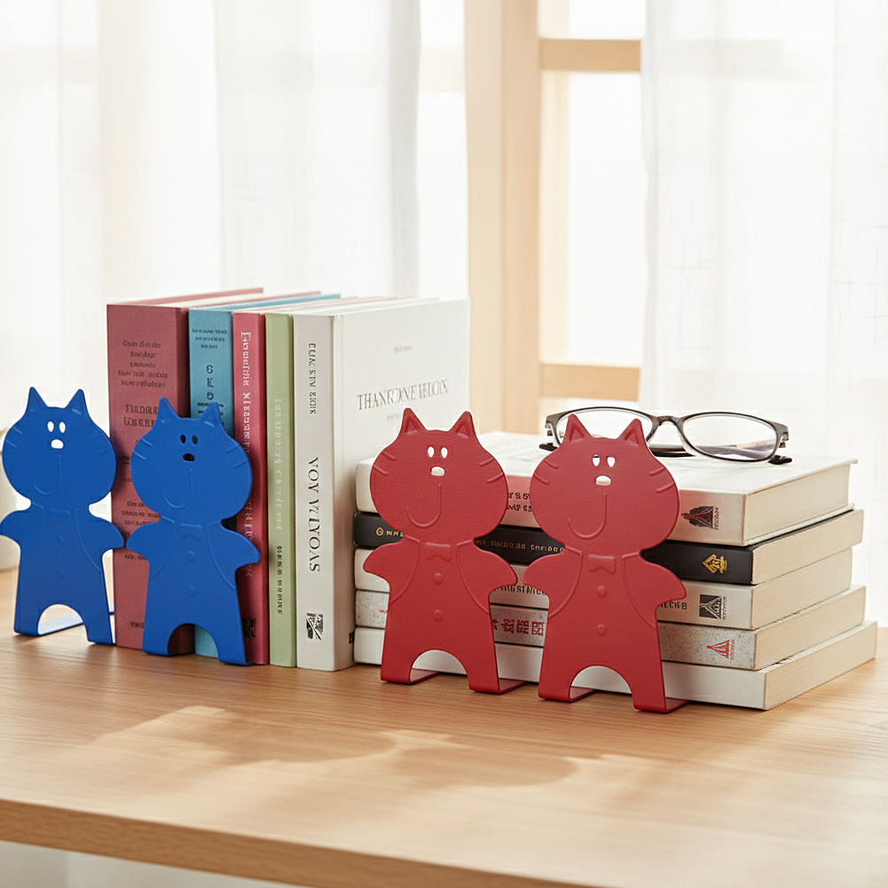 고양이 캐릭터 북엔드2p (MB-101)