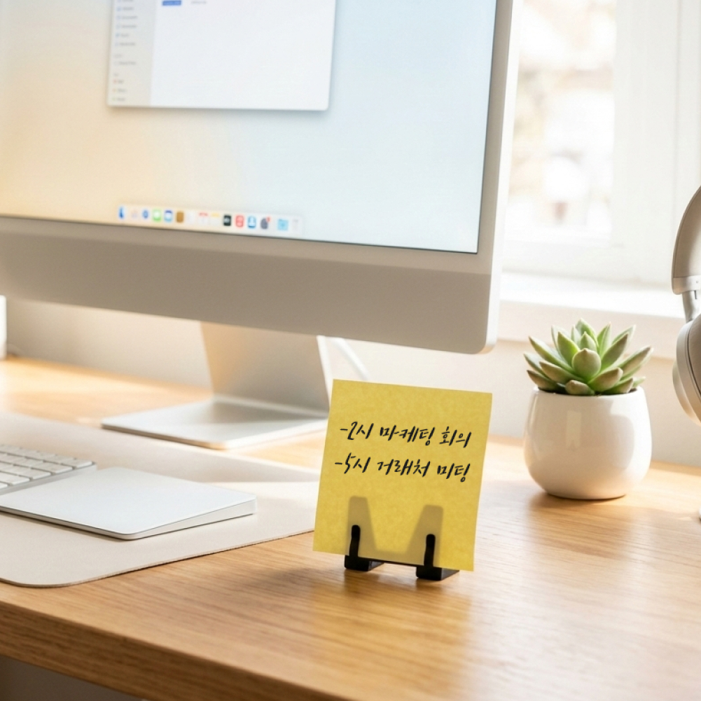 스탠드형 메모꽂이