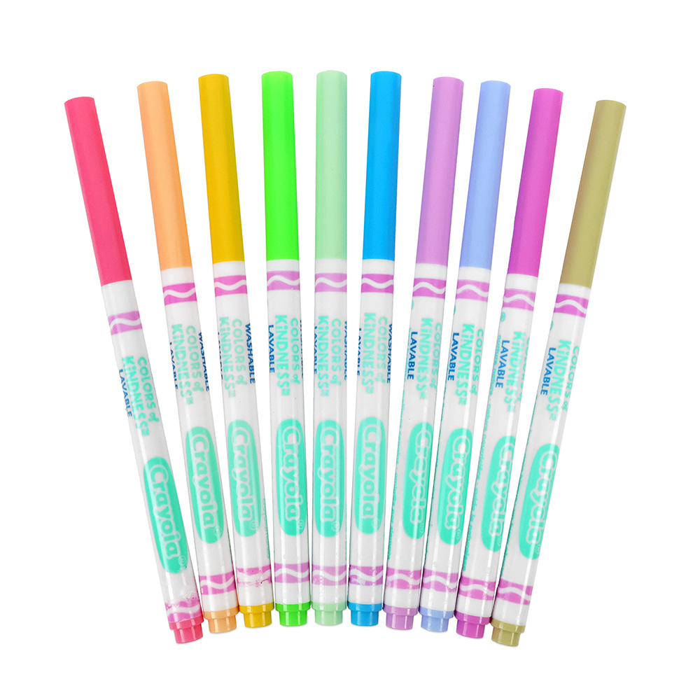 워셔블 마커 인기 컬러 가는 선 10색