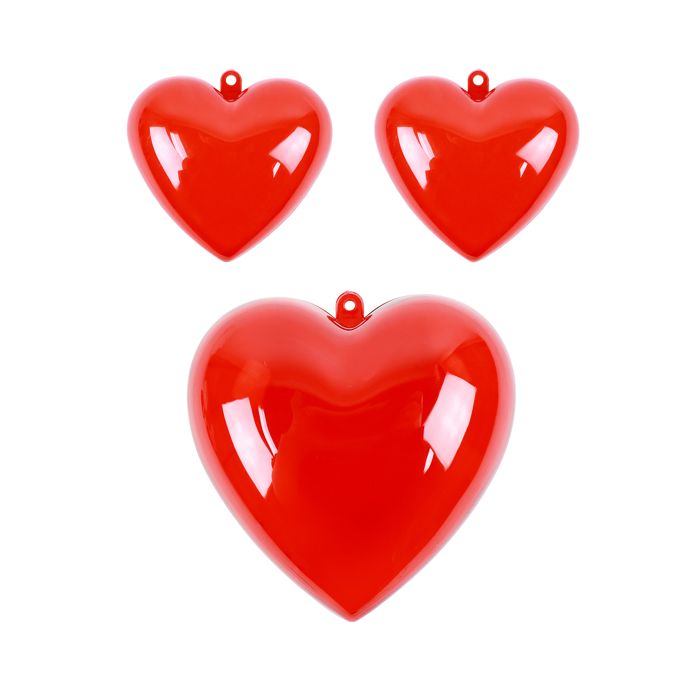 아크릴 하트 케이스(빨강투명)