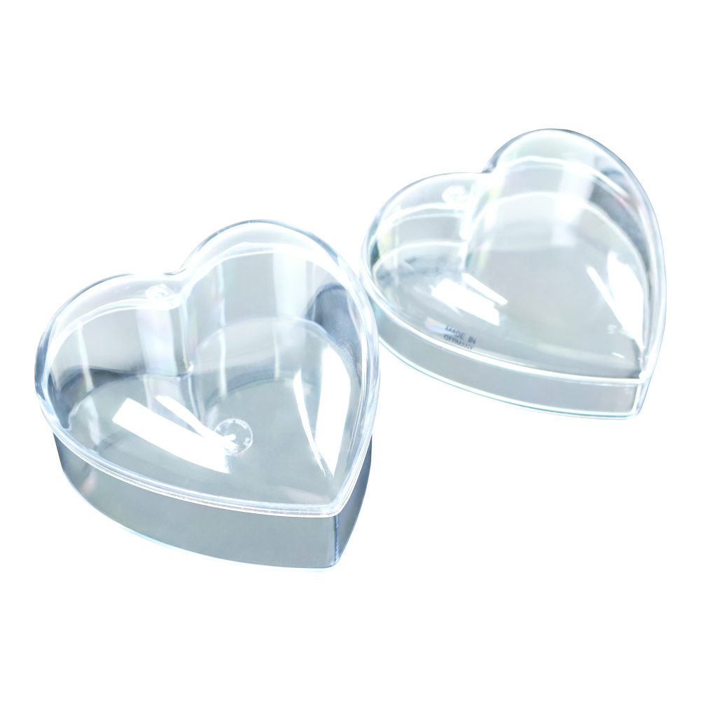 아크릴 하트형 박스(볼록덮개)