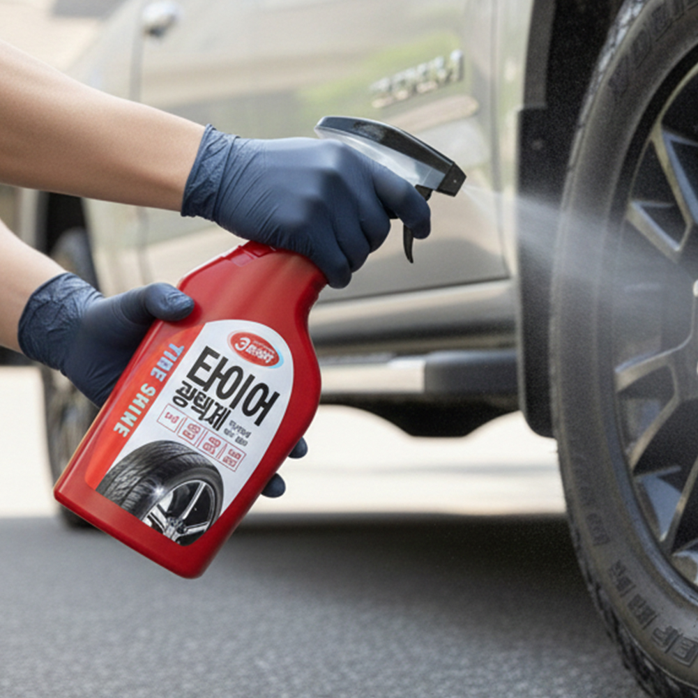 3분세차 타이어광택제 650ml