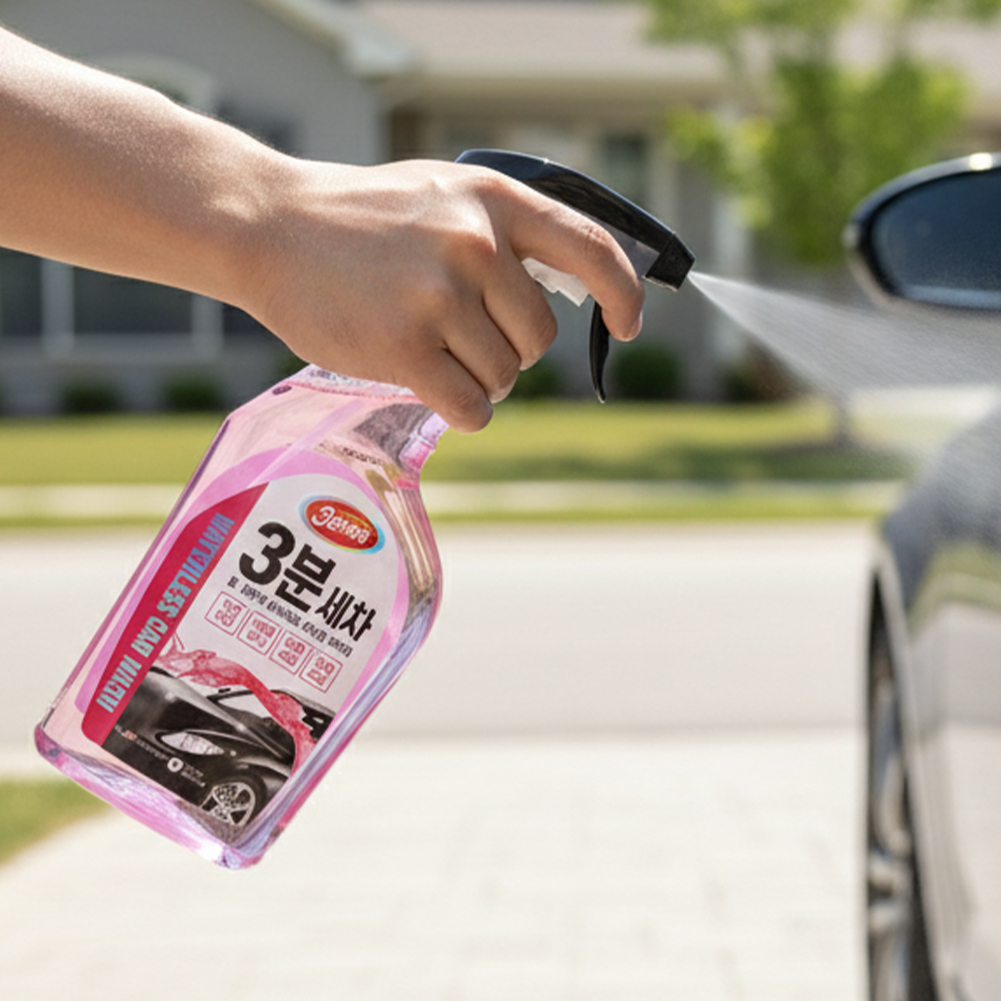 3분세차 물없이 간편 세차액 650ml