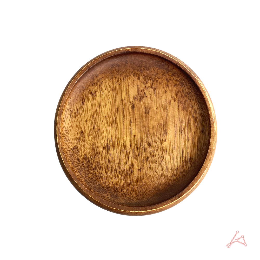 아카시아 원형 소반