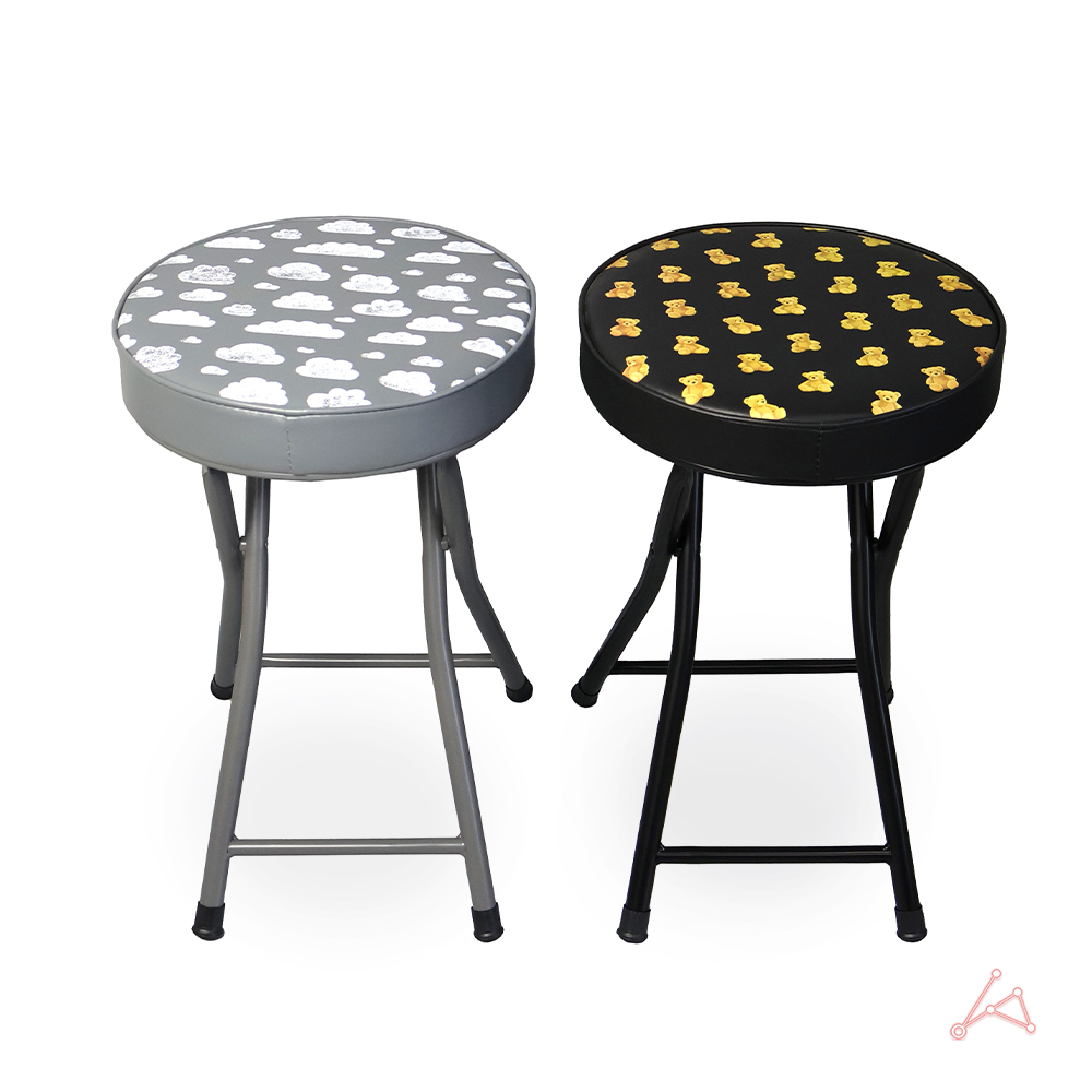 원형 쿠션 스툴