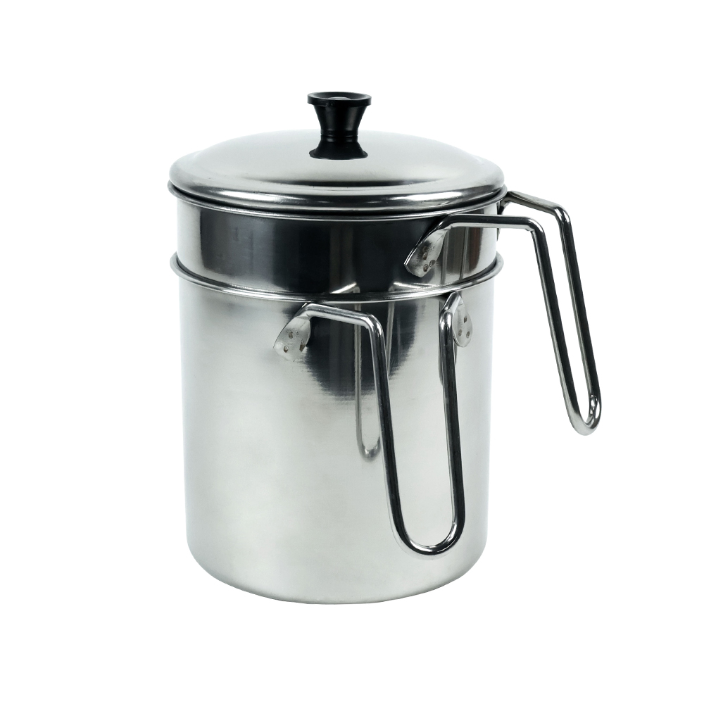 물빠짐 스텐 음식물 쓰레기통 2L