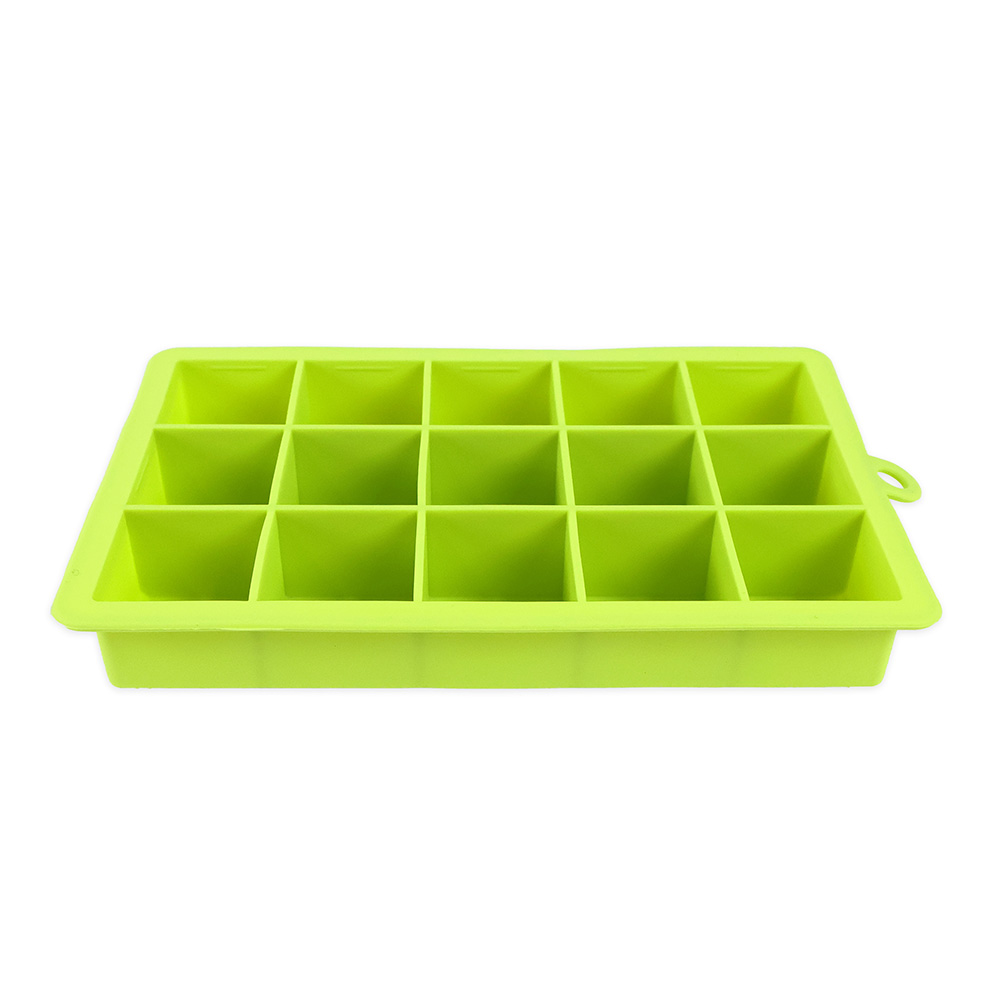 실리콘 아이스트레이 사각 (그린)