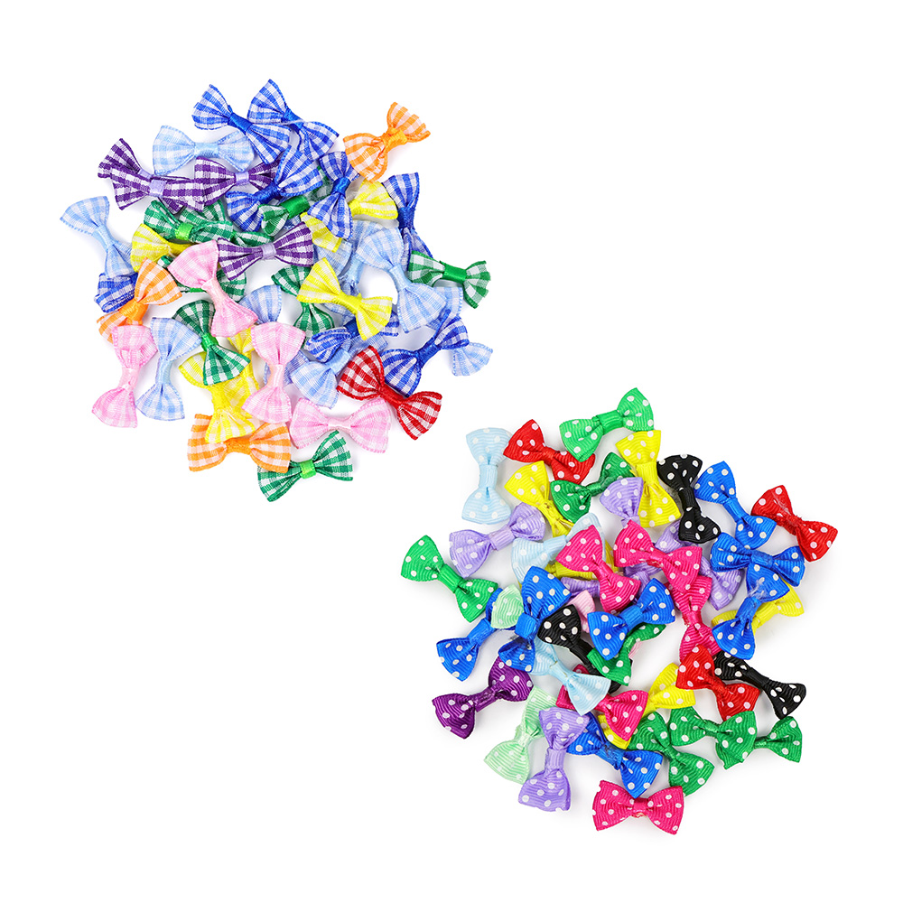 장식 리본 25mm 혼합