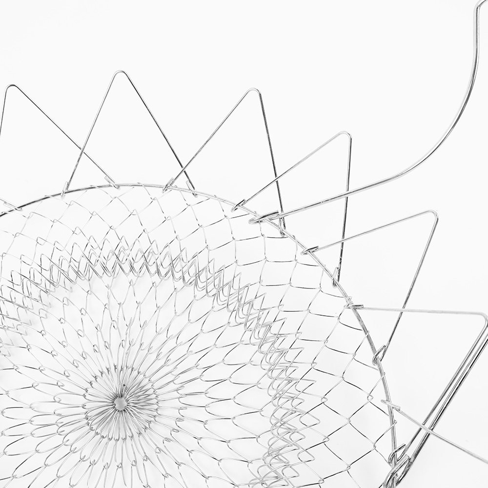 스텐 접이식 튀김망 건지개