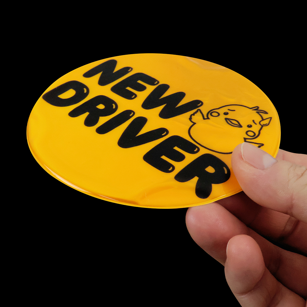 클레버 디자인 스타일 자석반사 스티커(초보용)