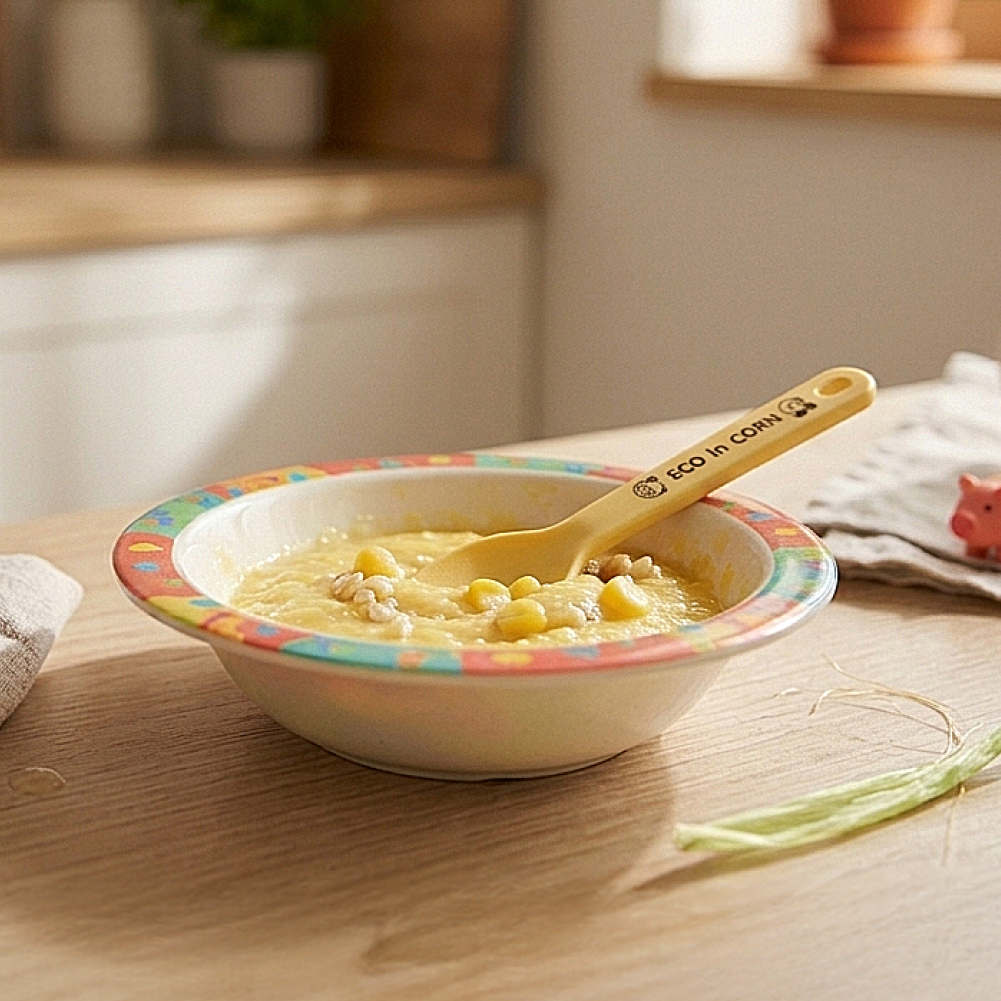 옥수수 주니어 스푼4P 세트