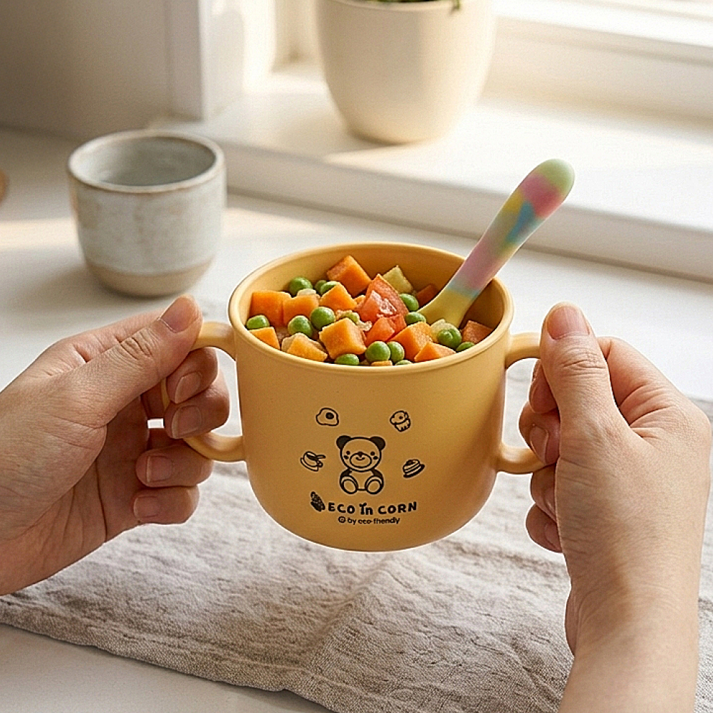 옥수수 베이비 양손컵