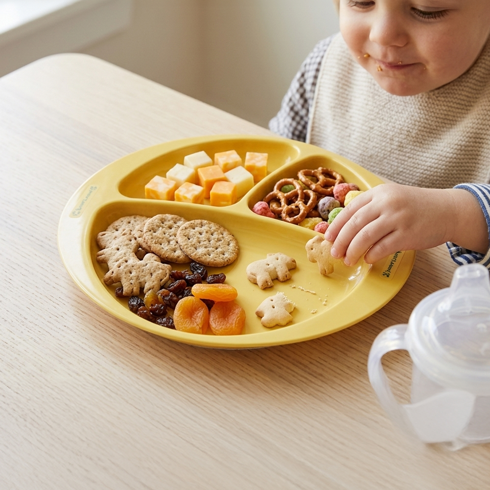 옥수수 타원 간식플레이트