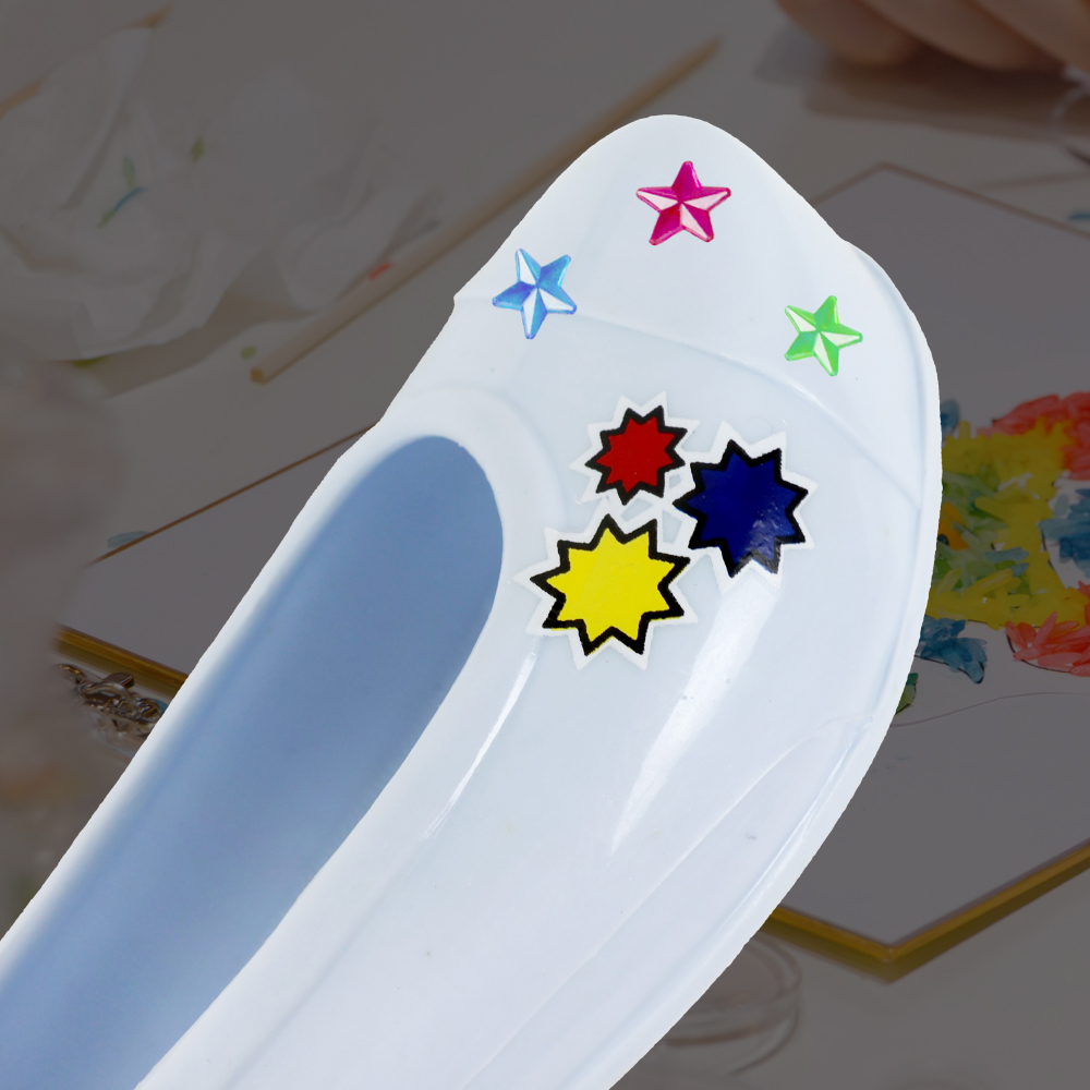 고무신 꾸미기 화이트