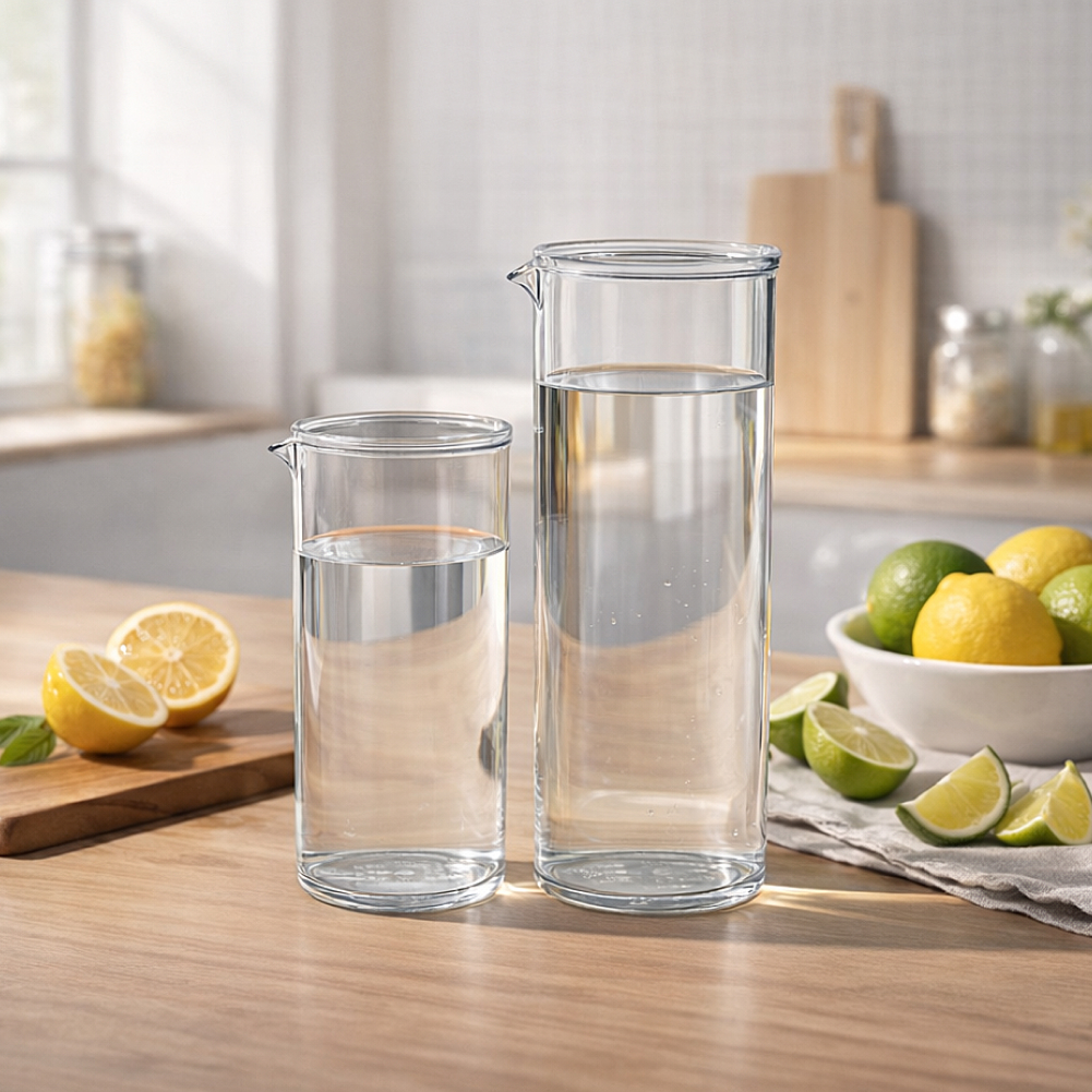 PC 심플원형물병 투명