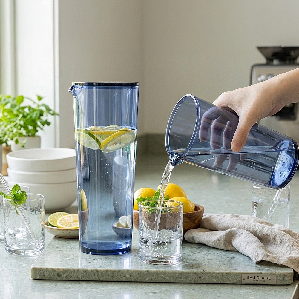 PC 심플원형물병 청색