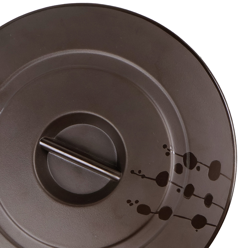 브라운토기 뚝배기 뚜껑