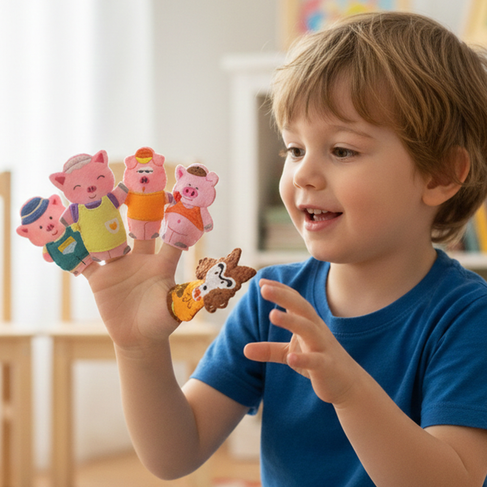 손가락 돼지삼형제