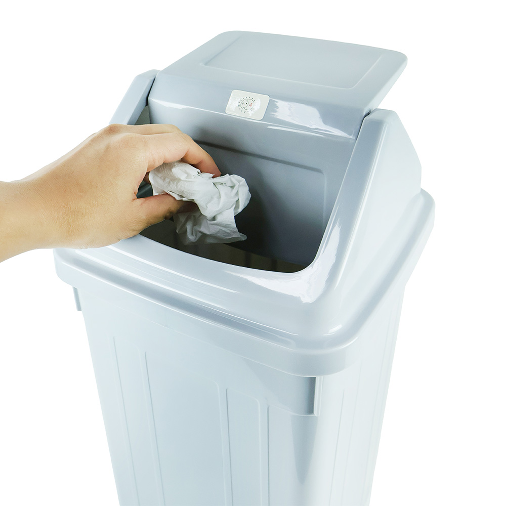 해달 사각휴지통 그레이