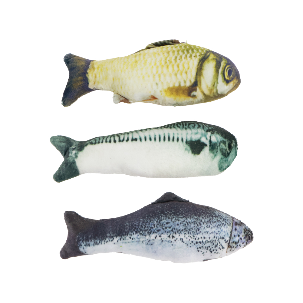 캣닙 물고기 토이