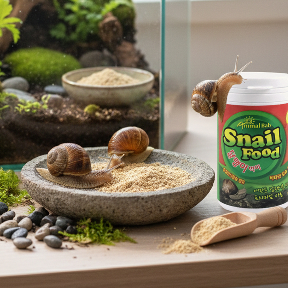 애니멀밥 달팽이먹이