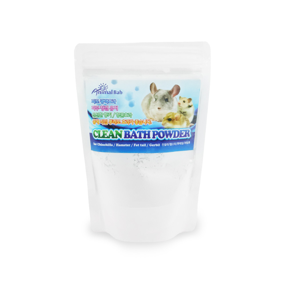 애니멀밥 소동물 목욕 파우더