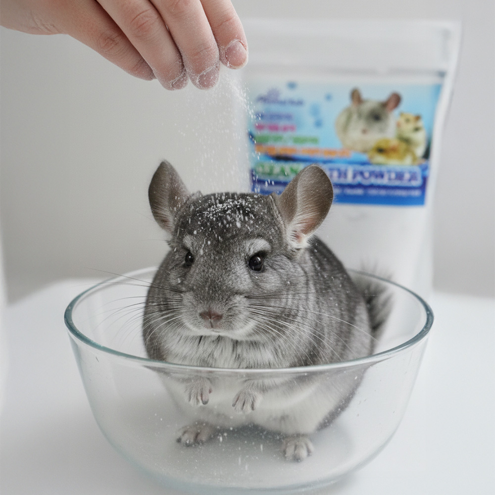 애니멀밥 소동물 목욕 파우더