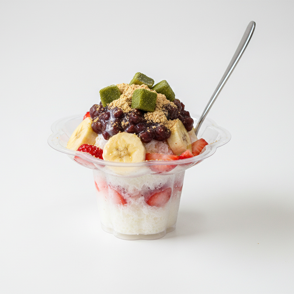 빙수볼 얼음그릇 아이스컵 얼음컵 빙수컵 SD-200 미니 꽃빙수컵