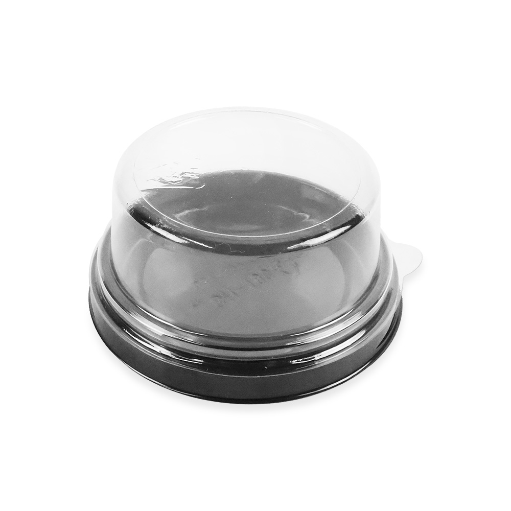 원형 화과자 용기 흑색 SH-190