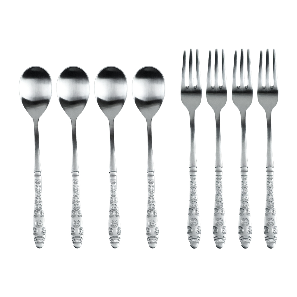 백자 올샤틴 티스픈포크