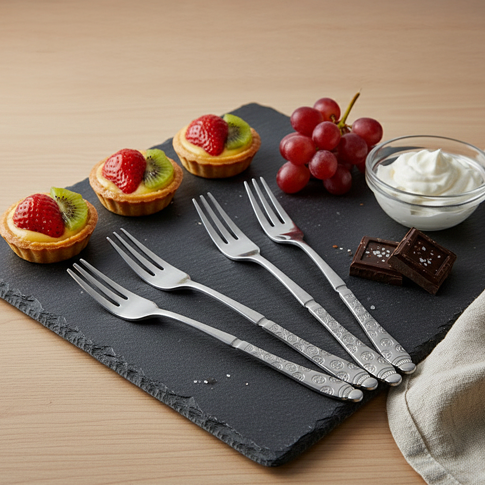 백자 올샤틴 티스픈포크