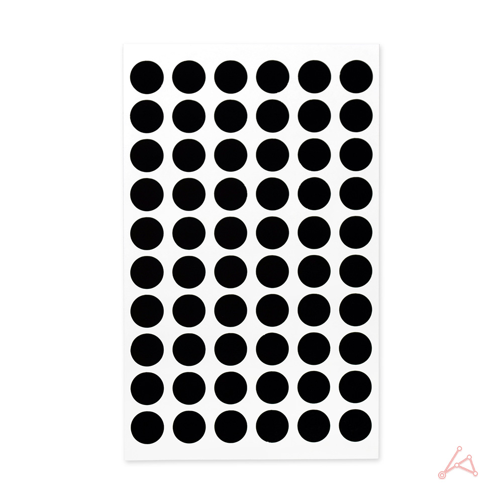 원형스티커 302 지름12mm (7매)