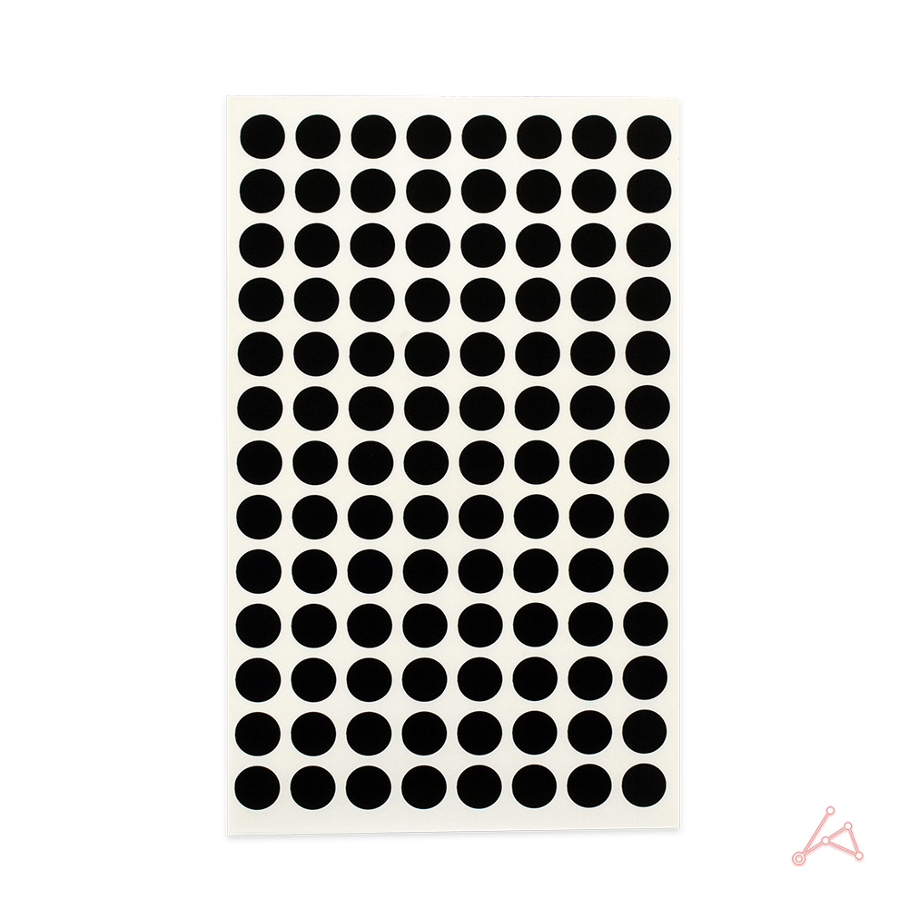 원형스티커 305 지름9mm (7매)