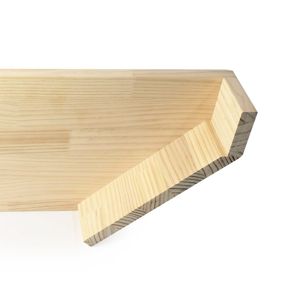 원목 듀얼 컴퓨터 1단 선반 코너 받침 모서리평각