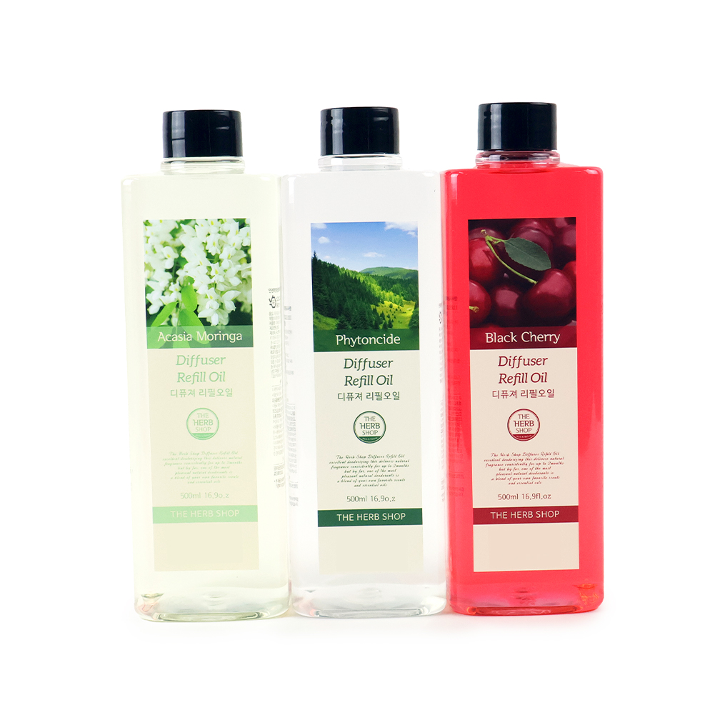 500ml 더허브샵 사각 리필오일