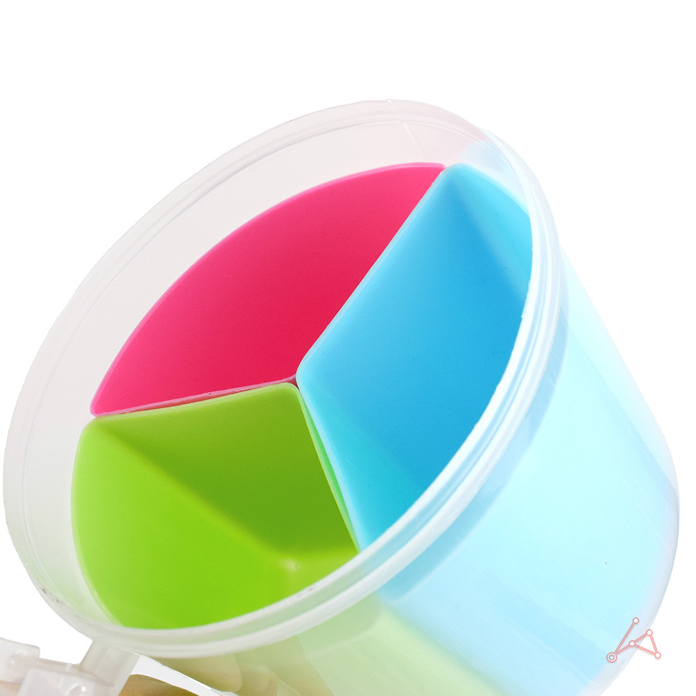 3칸 나눔 원형통