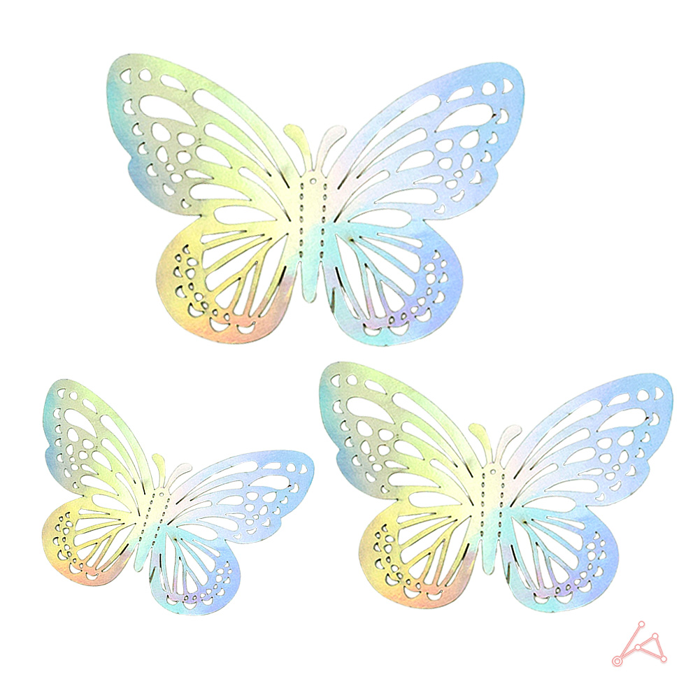 홀로그램 입체 나비 장식 12p